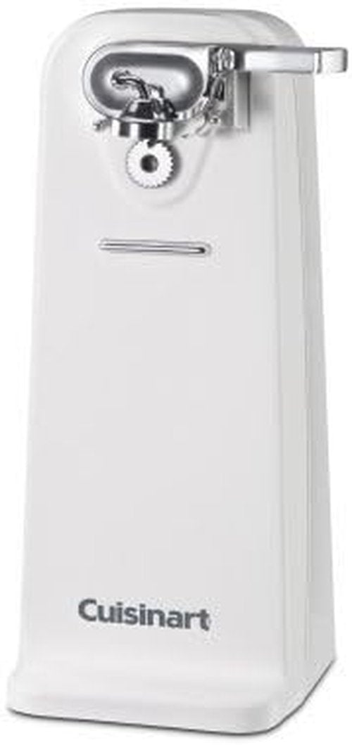 Cuisinart Deluxe Electric Can Opener - Limited Edition White Design for Effortless Opening