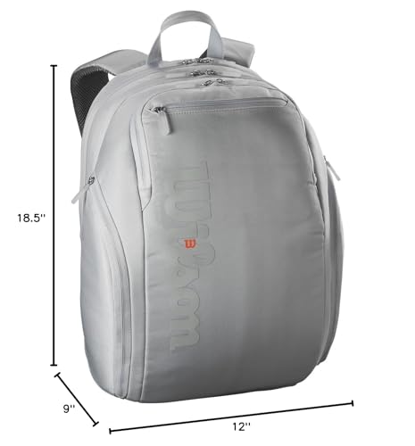 Wilson Shift Super Tour Tennis Racket Backpack - Artic Ice, Holds 2 Rackets