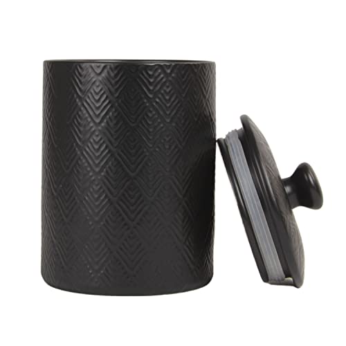 10 Strawberry Street Embossed Marquis Ceramic Kitchen Canister Set,