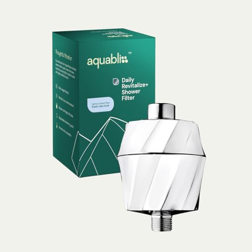 Aquabliss SF400 Daily Revitalize Shower Filter - Chrome, Vitamin C & Mineral Infusion
