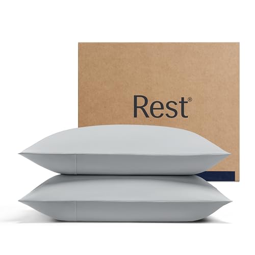 Evercool+ Cooling Pillowcases for Hot Sleepers - Light Gray, King 2PCS