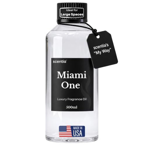 Scentia Miami One Diffuser Oil 16.9 Fl Oz | Hotel-Inspired Scent for HVAC & Commercial Use