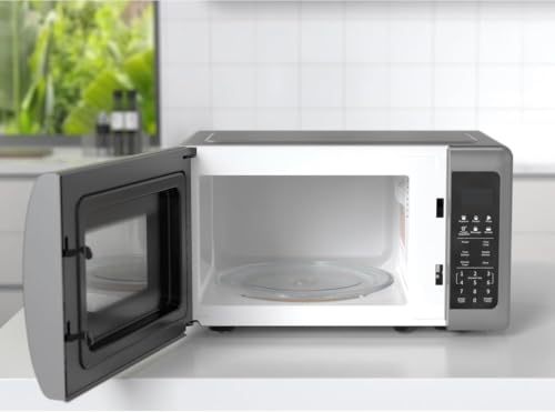Emerson Microwave Oven 0.7 Cu Ft - 700W with Mirror Finish, Silver, Model MW7601SL