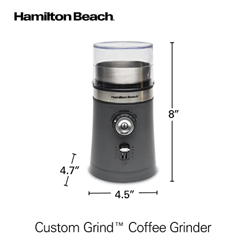 Hamilton Beach Electric Coffee Grinder 14-Cup Capacity, Adjustable Settings