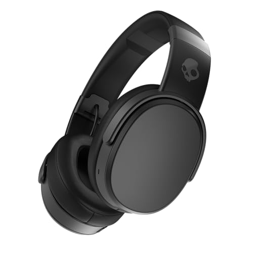 Wireless Bluetooth Headphones with Multi-Sensory Bass - Black - Skullcandy Crusher