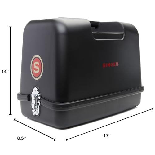 Universal Hard Carrying Case for Sewing Machine - Black