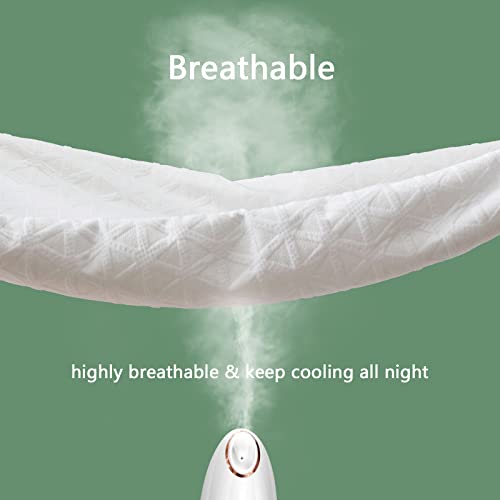 King Size Waterproof Mattress Protector - Noiseless Deep Pocket, White