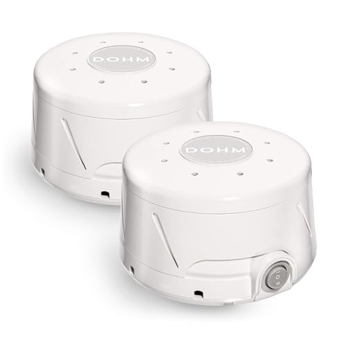 Yogasleep Dohm Classic White Noise Sound Machine 2 Pack - Soothing Fan Sounds, Sleep & Focus Therapy