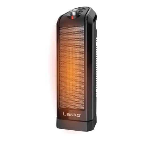 Lasko CT14650 Small Portable 1500W Oscillating Electric Ceramic Space