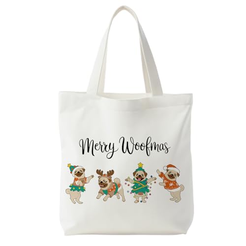Kunlisa Leopard Print Christmas Tree Tote Bag - Funny Christmas Pu Variation