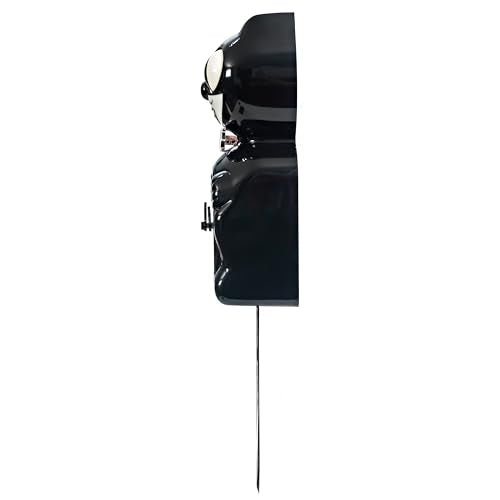 Limited Edition Tuxedo Kit-Cat Clock with Moving Eyes & Tail - Black with Chrome Bow Tie