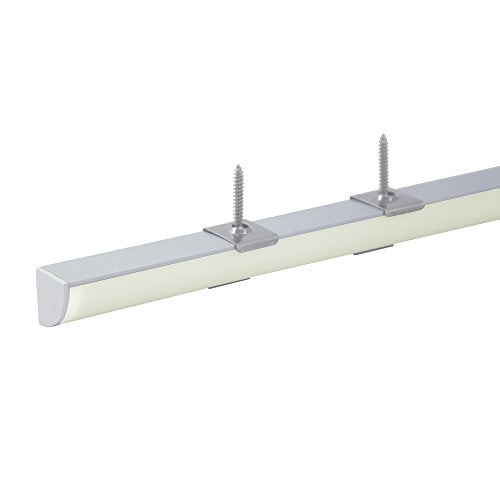 Silver LED Aluminum Channel System 10-Pack 6.6ft for Strip Light Installation