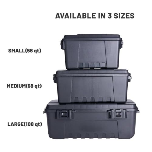 Plano Medium Desert Tan Sportsman's Storage Trunk - Lockable, Weather-Resistant