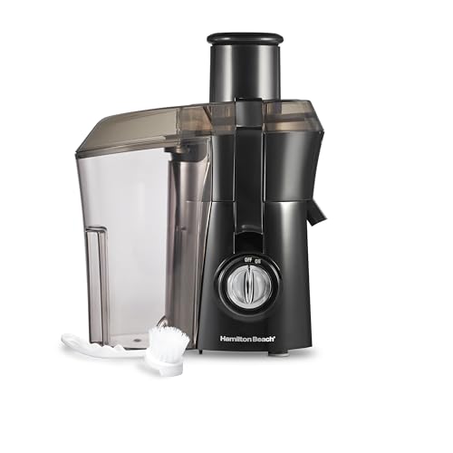 Hamilton Beach Centrifugal Juicer Machine Black with 3-Inch Wide Feed Chute 800W