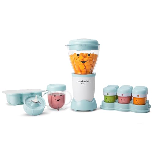 NutriBullet Baby Complete Food-Making System 32-Oz Food Prep Set - White Blue Clear