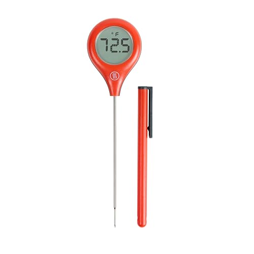 ThermoWorks ThermoPop 2 Instant Read Thermometer Cayenne Pepper Red