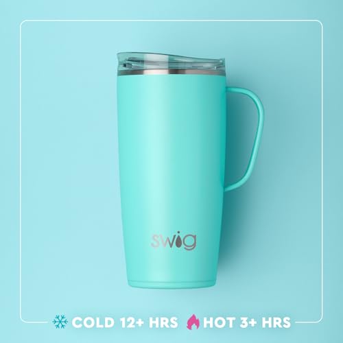 Swig Life Mr Claus 22oz Insulated Travel Mug with Handle & Lid