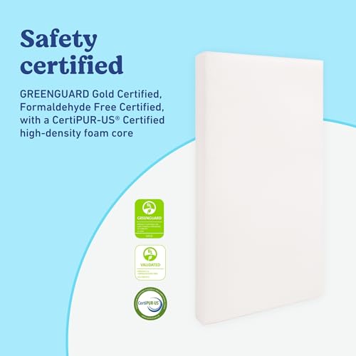 Graco Premium Foam Baby & Toddler Mattress - Waterproof, CertiPUR-US Certified