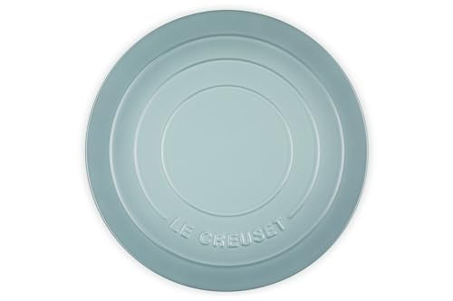 Le Creuset Stoneware Round Pizza Stone, 15 in., Sea Salt