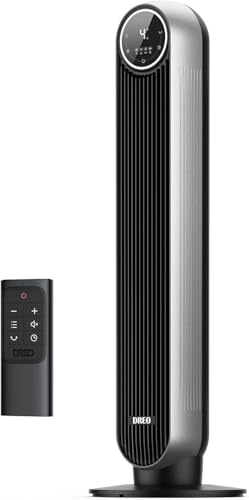 DREO 36-inch Bladeless Tower Fan with 4 Speeds & 4 Modes - Quiet Oscillating Fan