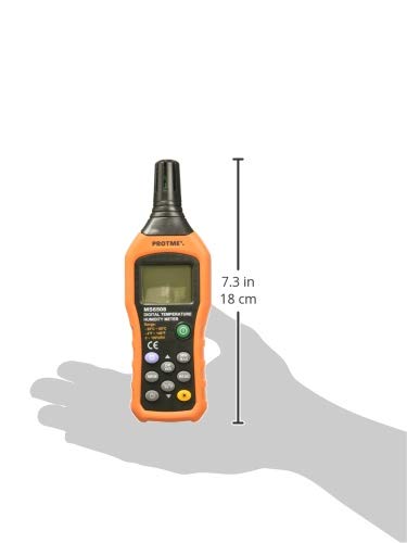 Protmex PT6508 Digital Temperature & Humidity Meter with Wet Bulb for Indoor Outdoor HVAC