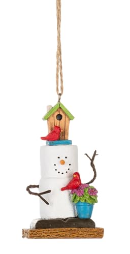 S'mores Birdhouse Ornament - Midwest-CBK Holiday Decor Resin Hanging