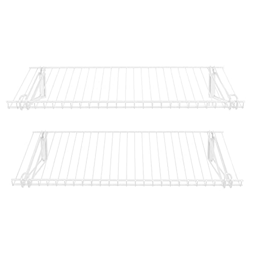 Wire Shelf for Rubbermaid Configurations Closet Shelving Kit - Set of 2