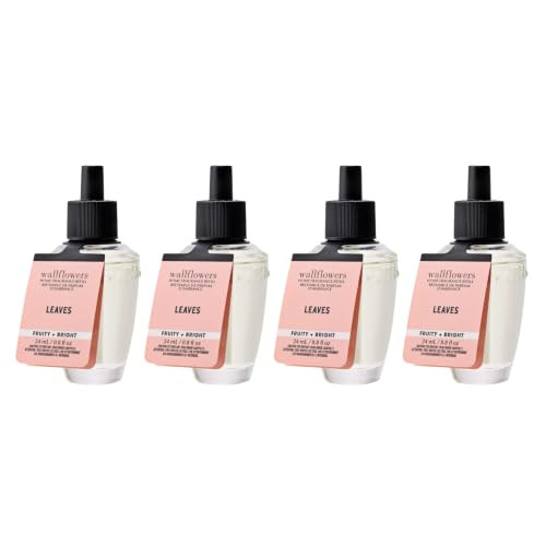 Bath & Body Works Wallflowers Refills Leaves Scent 4 Pack - 0.8 Fl Oz Each