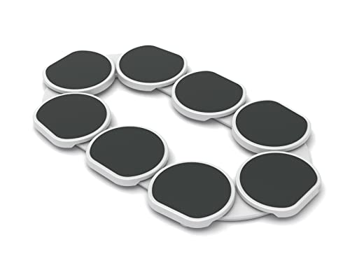 The Lazy Susan Revolution Dark Gray - Full Set Expandable Turntable for Rectangular & Oblong Tables
