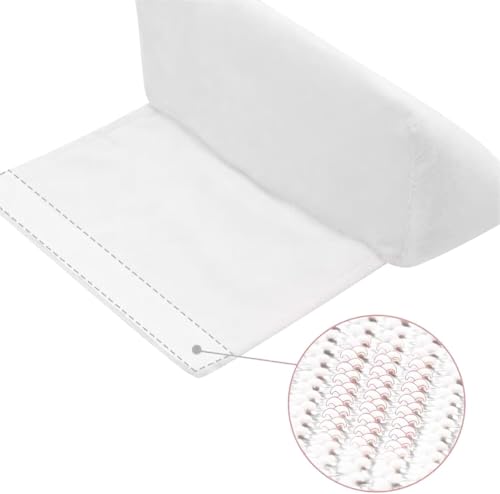 White Side Sleeper Wedge Cushion - Adjustable, Soft, Breathable & Removable Cover