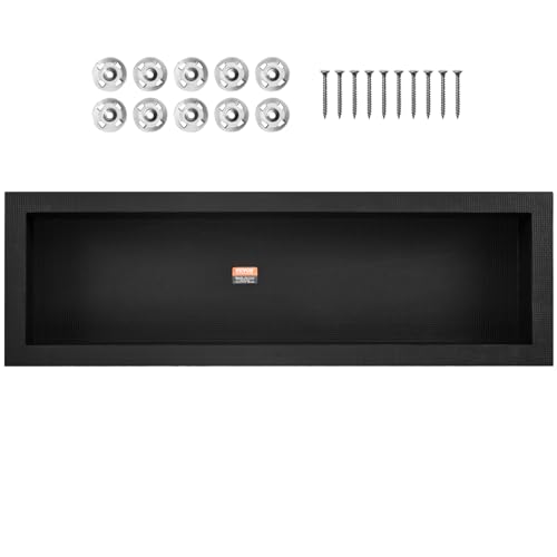 VEVOR Shower Niche Ready for Tile 16" x 50", Single Shelf Organizer,