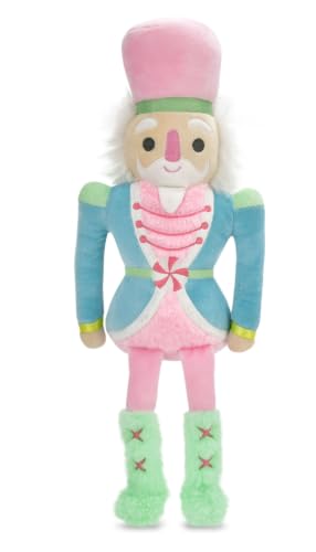 iscream Holiday 18" Plush Nutcracker Ballet Pillow - Peppermint Prince