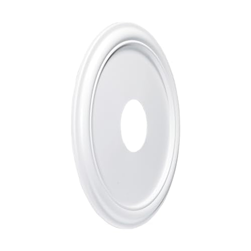 16-Inch White Ceiling Medallion for Light Fixtures and Ceiling Fans - EIFHYT