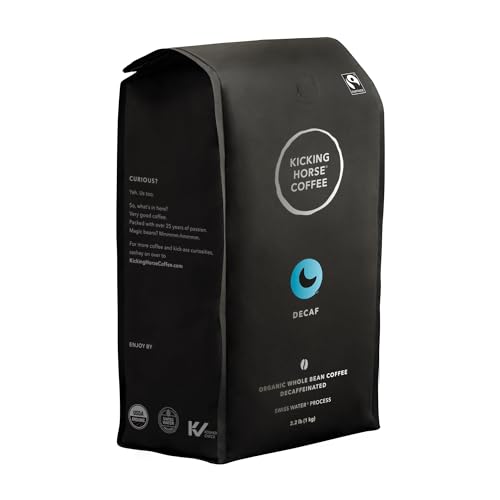Decaffeinated Organic Whole Bean Coffee 35.2oz - Swiss Water Process, Dark Roast
