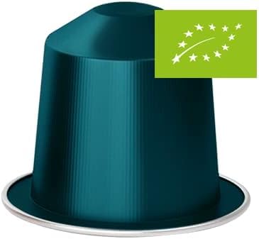 Organic Espresso Capsules for Nespresso - Strongest Arabica Coffee Pods, 100% Recyclable Aluminum, Fairtrade