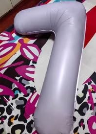 Lilac Number 6 Balloon - 40 Inch Giant Foil Balloon for 6th Birthday Party Decorations