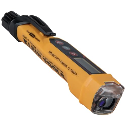 Non-Contact Voltage Tester with Laser Distance Meter - 12-1000V AC