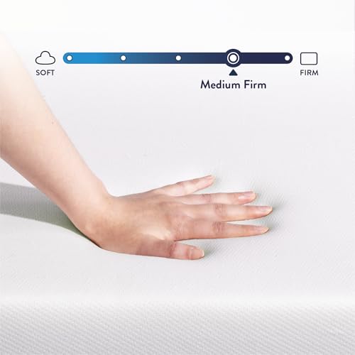 Twin 6 Inch Gel-Infused Memory Foam Mattress - Medium Firm, Cooling, CertiPUR-US Certified