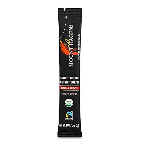 Instant Coffee Packets - 250 Single Serve Organic Arabica & Fair-Trade | Bulk Pack of 250
