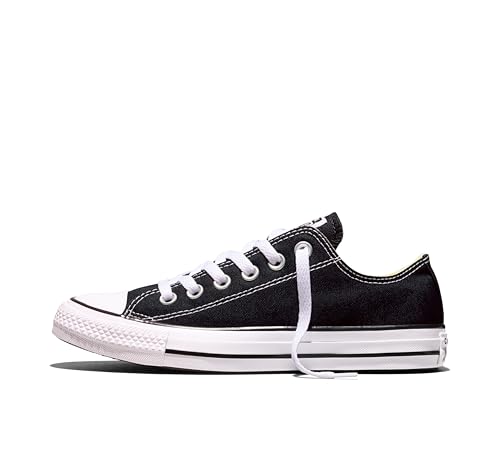 Converse Chuck Taylor All Star Low Top Sneakers - Black, Unisex, Size 13 Women/11 Men