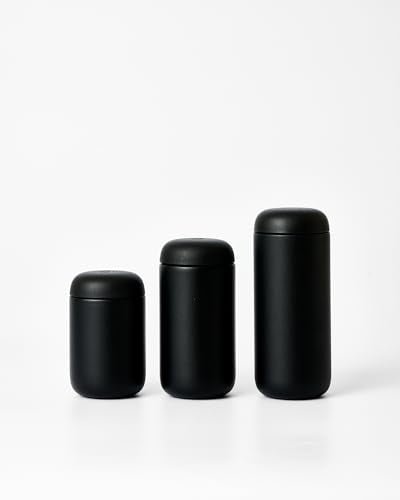 Fellow Carter Move Ceramic Lined Travel Mug 16 oz - Matte Black, Leak-Proof Lid