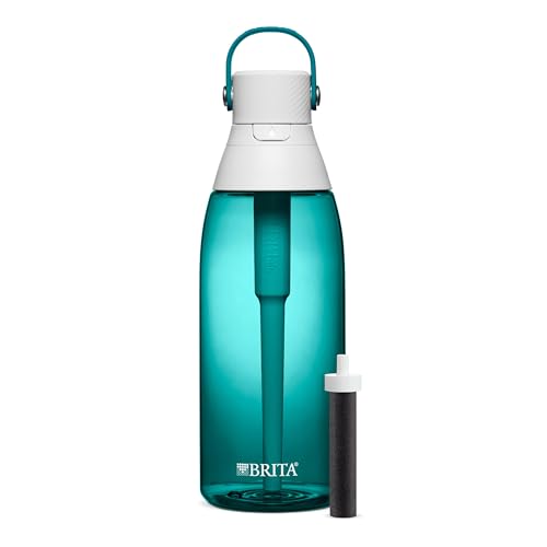 Brita 36 oz Premium Filtering Water Bottle - Sea Glass, BPA-Free, Reusable