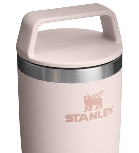 STANLEY Rose Quartz 20 oz Travel Mug with Leakproof Lid - Insulated Coffee Tumbler