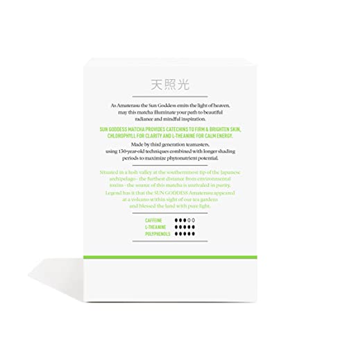 Organic Matcha Green Tea Powder 28 Sticks - Ceremonial Grade, Supports Radiant Skin & Calm Energy - 2 oz