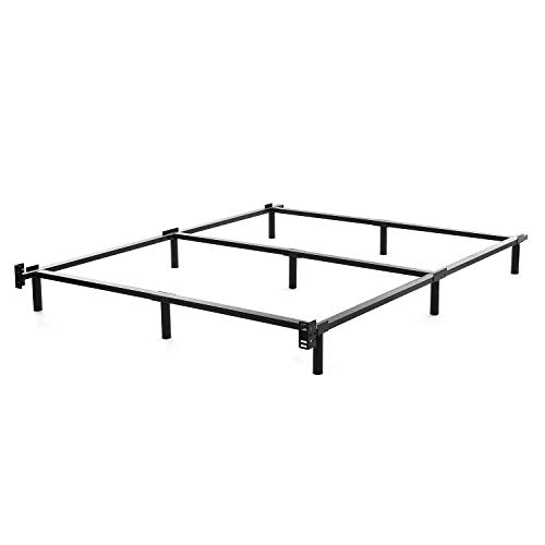 Queen Size Metal Bed Frame-7 Inch Heavy Duty Bedframe, 9-Leg Support