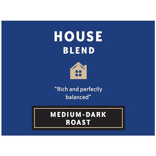 Community Coffee House Blend Coffee Pods - Medium Dark Roast, 72 Count Compatible with Keurig