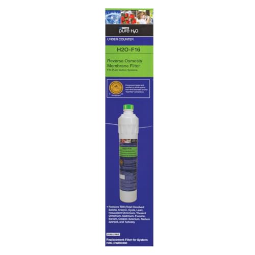 Watts Premier H2O-F16 50 GPD Reverse Osmosis Membrane Filter Replacement - Model H2O-F16