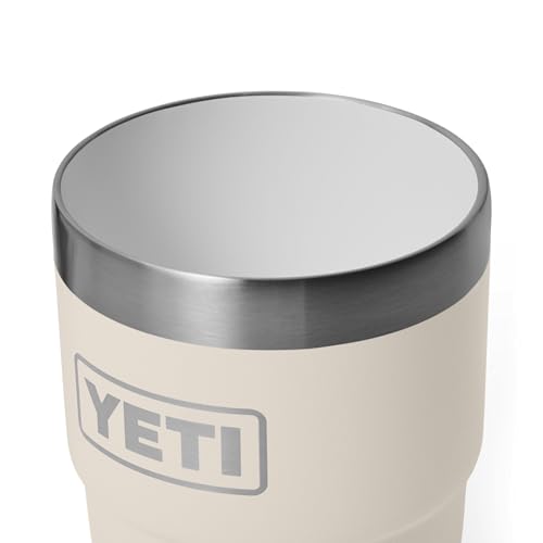 YETI Rambler 8 oz Insulated Coffee Mug with Lid - DuraSip Ceramic - Cape Taupe