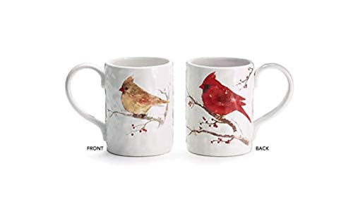 Burton & Burton Cardinal Winter Blessings Coffee Mug 18oz Set of 6