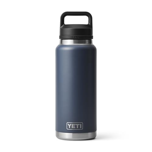 YETI Rambler 36 oz Bottle - Vacuum Insulated Stainless Steel with Leakproof Chug Cap - Navy